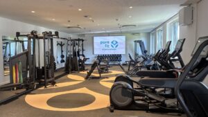 Ein Teil des Fitness-Studios im Purefit Dresden auf der Wiener Straße 40